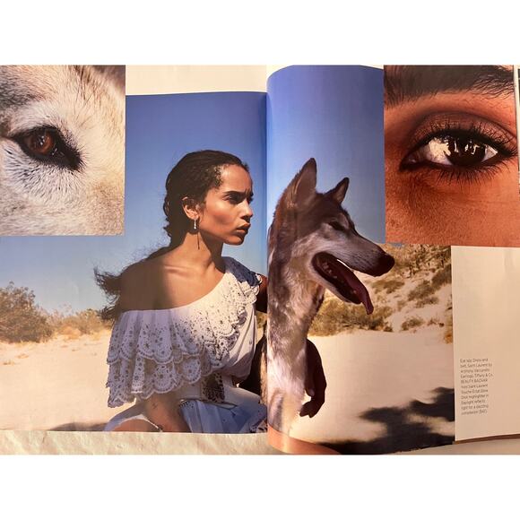 Harper's Bazaar Magazine  - October  2018 - Zoe Kravitz Unretouched - Picture 9 of 15